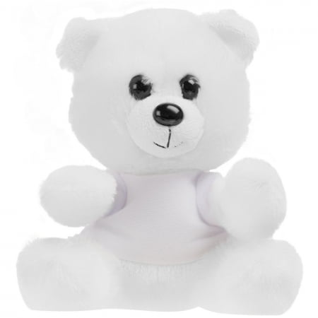 Игрушка «Медвежонок Топтыжка», белый купить с нанесением логотипа оптом на заказ в интернет-магазине Санкт-Петербург
