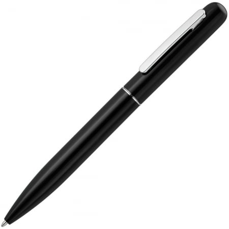 Ручка шариковая Scribo, черная купить с нанесением логотипа оптом на заказ в интернет-магазине Санкт-Петербург