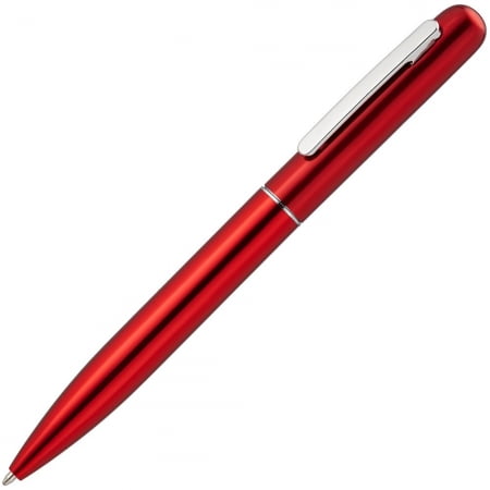 Ручка шариковая Scribo, красная купить с нанесением логотипа оптом на заказ в интернет-магазине Санкт-Петербург