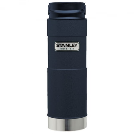 Термокружка Stanley Classic Mug 1-Hand, темно-синяя купить с нанесением логотипа оптом на заказ в интернет-магазине Санкт-Петербург