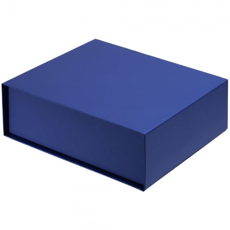 Коробка Flip Deep, синяя купить с нанесением логотипа оптом на заказ в интернет-магазине Санкт-Петербург
