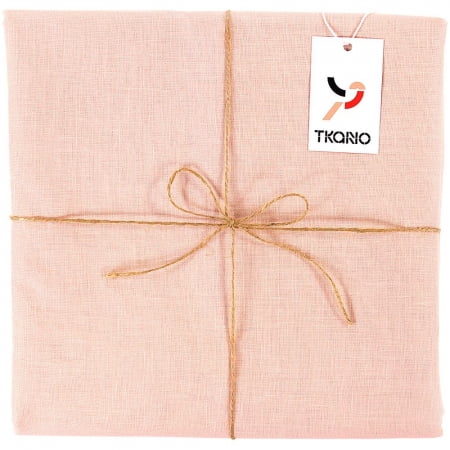 Скатерть Essential с пропиткой, прямоугольная, розовая купить с нанесением логотипа оптом на заказ в интернет-магазине Санкт-Петербург