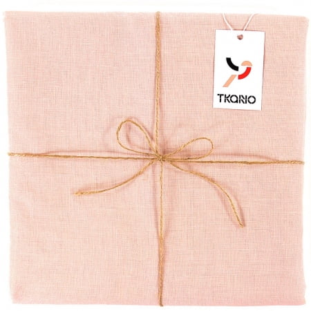 Скатерть Essential с пропиткой, квадратная, розовая купить с нанесением логотипа оптом на заказ в интернет-магазине Санкт-Петербург