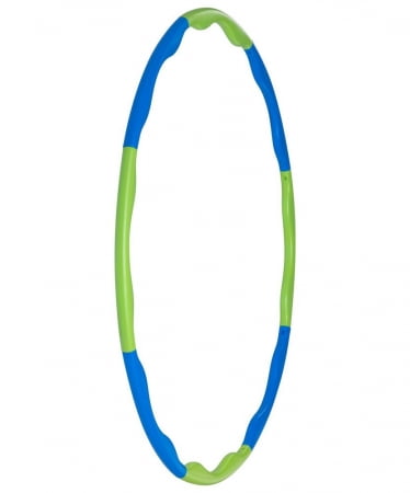 Обруч массажный Hula Hoop, сине-зеленый купить с нанесением логотипа оптом на заказ в интернет-магазине Санкт-Петербург