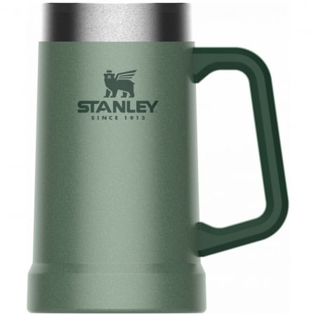 Пивная кружка Stanley Adventure, зеленая купить с нанесением логотипа оптом на заказ в интернет-магазине Санкт-Петербург