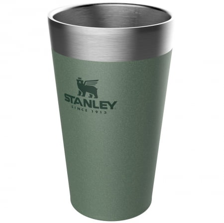 Стакан Stanley Adventure Pint, зеленый купить с нанесением логотипа оптом на заказ в интернет-магазине Санкт-Петербург