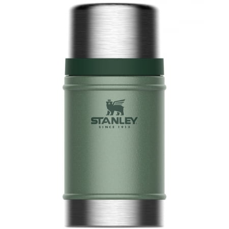 Термос для еды Stanley Classic 700, темно-зеленый купить с нанесением логотипа оптом на заказ в интернет-магазине Санкт-Петербург