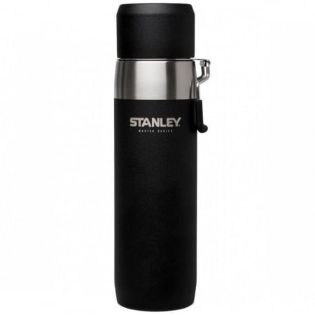 Термос Stanley Master 650, черный купить с нанесением логотипа оптом на заказ в интернет-магазине Санкт-Петербург
