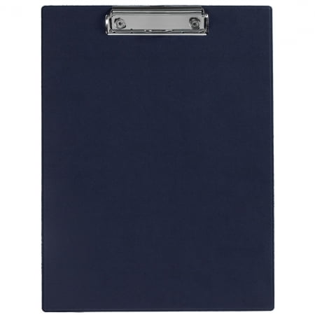 Папка-планшет Devon, синяя купить с нанесением логотипа оптом на заказ в интернет-магазине Санкт-Петербург