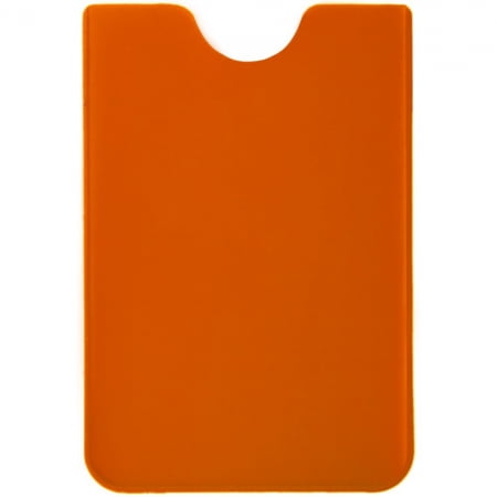 Чехол для карточки Dorset, оранжевый купить с нанесением логотипа оптом на заказ в интернет-магазине Санкт-Петербург