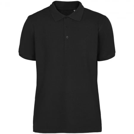 Рубашка поло мужская Virma Stretch, черная купить с нанесением логотипа оптом на заказ в интернет-магазине Санкт-Петербург