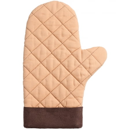 Прихватка-рукавица Keep Palms, персиковая купить с нанесением логотипа оптом на заказ в интернет-магазине Санкт-Петербург