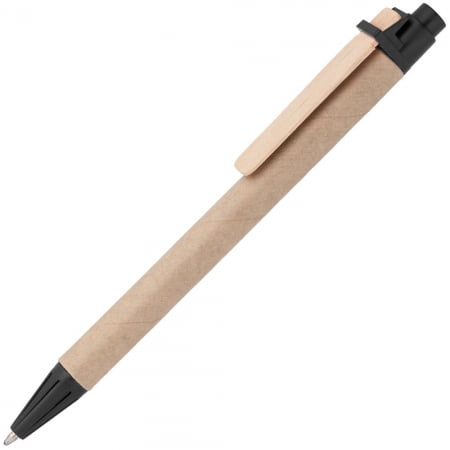 Ручка шариковая Wandy, черная купить с нанесением логотипа оптом на заказ в интернет-магазине Санкт-Петербург