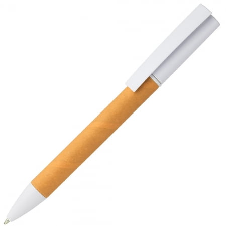 Ручка шариковая Pinokio, оранжевая купить с нанесением логотипа оптом на заказ в интернет-магазине Санкт-Петербург