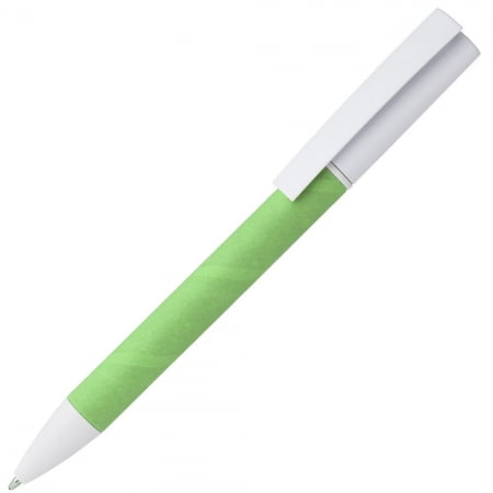 Ручка шариковая Pinokio, зеленая купить с нанесением логотипа оптом на заказ в интернет-магазине Санкт-Петербург
