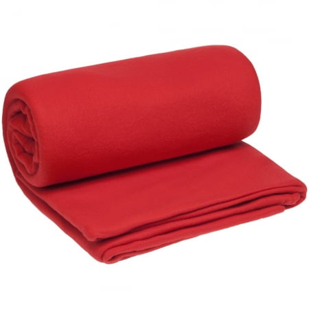 Плед-спальник Snug, красный купить с нанесением логотипа оптом на заказ в интернет-магазине Санкт-Петербург