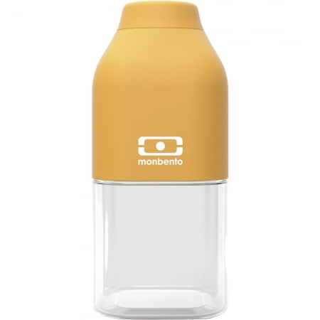 Бутылка MB Positive S, желтая (горчичная) купить с нанесением логотипа оптом на заказ в интернет-магазине Санкт-Петербург