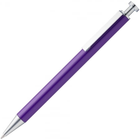 Ручка шариковая Attribute,фиолетовая купить с нанесением логотипа оптом на заказ в интернет-магазине Санкт-Петербург