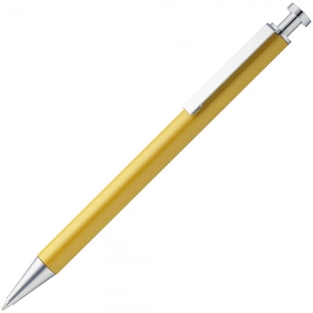 Ручка шариковая Attribute, желтая купить с нанесением логотипа оптом на заказ в интернет-магазине Санкт-Петербург