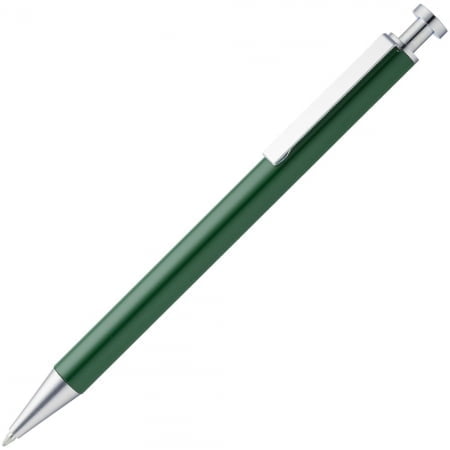 Ручка шариковая Attribute, зеленая купить с нанесением логотипа оптом на заказ в интернет-магазине Санкт-Петербург