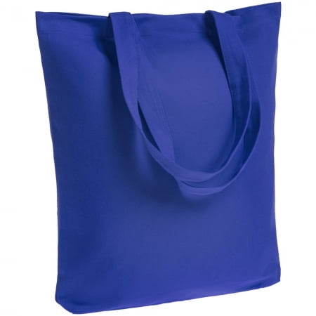 Холщовая сумка Avoska, ярко-синяя купить с нанесением логотипа оптом на заказ в интернет-магазине Санкт-Петербург