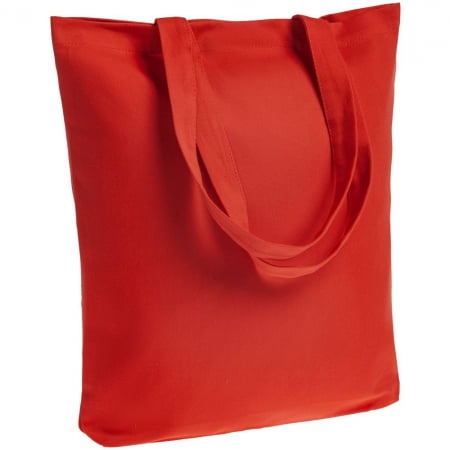 Холщовая сумка Avoska, красная купить с нанесением логотипа оптом на заказ в интернет-магазине Санкт-Петербург