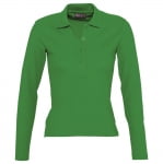 Рубашка поло женская PODIUM ярко-зеленая