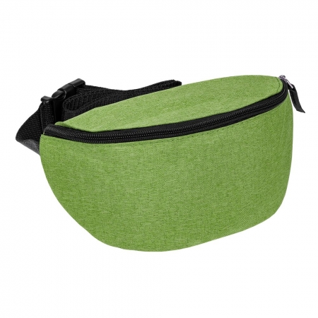 Поясная сумка Unit Handy Dandy, зеленая купить с нанесением логотипа оптом на заказ в интернет-магазине Санкт-Петербург
