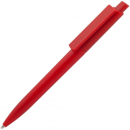 Ручка шариковая Crest, красная купить с нанесением логотипа оптом на заказ в интернет-магазине Санкт-Петербург