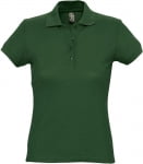 Рубашка поло женская PASSION 170, темно-зеленая
