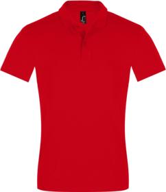 Рубашка поло мужская PERFECT MEN 180 красная купить оптом с нанесение логотипа в Санкт-Петербурге