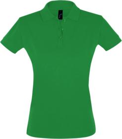 Рубашка поло женская PERFECT WOMEN 180 ярко-зеленая купить оптом с нанесение логотипа в Санкт-Петербурге