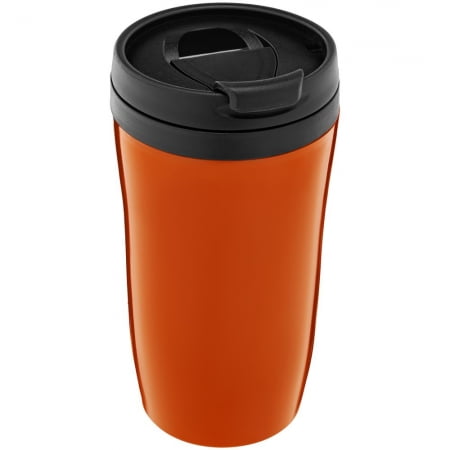 Термостакан Sagga, оранжевый купить с нанесением логотипа оптом на заказ в интернет-магазине Санкт-Петербург