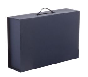 Коробка Case, подарочная, синяя купить оптом с нанесение логотипа в Санкт-Петербурге
