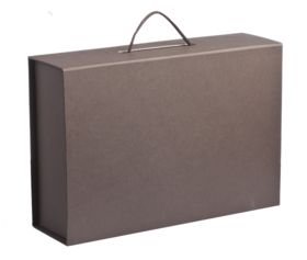 Коробка Case, подарочная, коричневая купить оптом с нанесение логотипа в Санкт-Петербурге