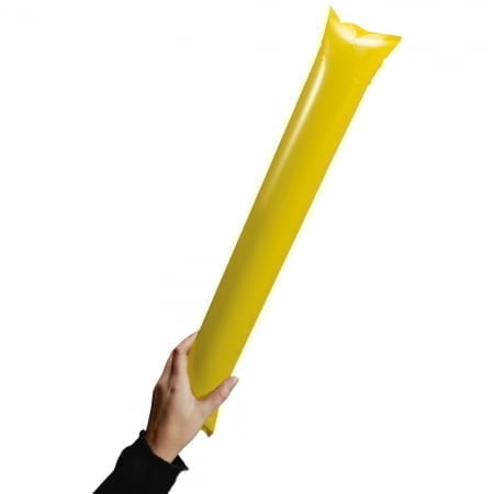 Палки-стучалки для болельщиков Hip-Hip, желтые купить с нанесением логотипа оптом на заказ в интернет-магазине Санкт-Петербург