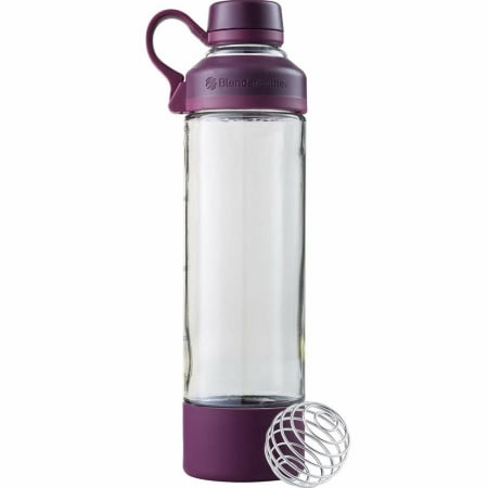 Спортивная бутылка-шейкер Mantra, фиолетовая (сливовая) купить с нанесением логотипа оптом на заказ в интернет-магазине Санкт-Петербург