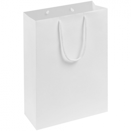 Пакет «Крафт», белый, M купить с нанесением логотипа оптом на заказ в интернет-магазине Санкт-Петербург