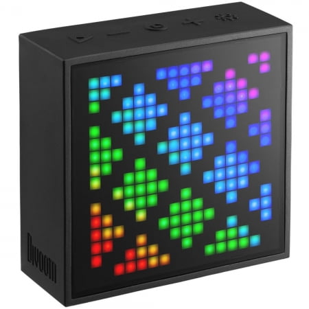 Беспроводная колонка с пиксельным дисплеем Timebox-Evo купить с нанесением логотипа оптом на заказ в интернет-магазине Санкт-Петербург