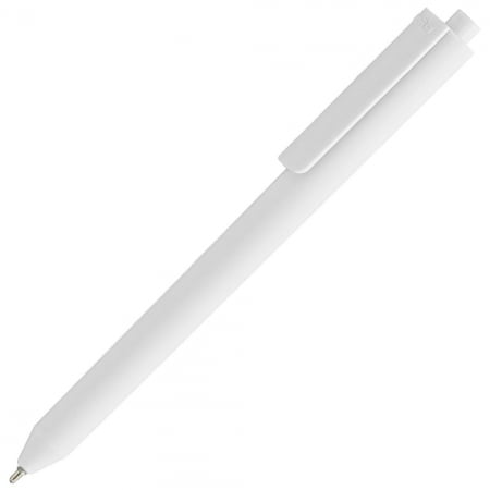 Ручка шариковая Pigra P03 Mat, белая купить с нанесением логотипа оптом на заказ в интернет-магазине Санкт-Петербург
