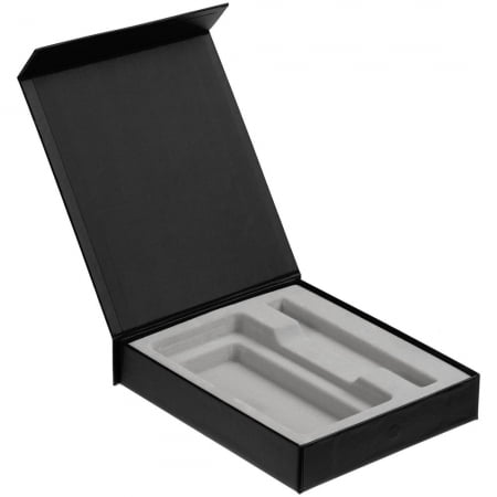 Коробка Rapture для аккумулятора и ручки, черная купить с нанесением логотипа оптом на заказ в интернет-магазине Санкт-Петербург