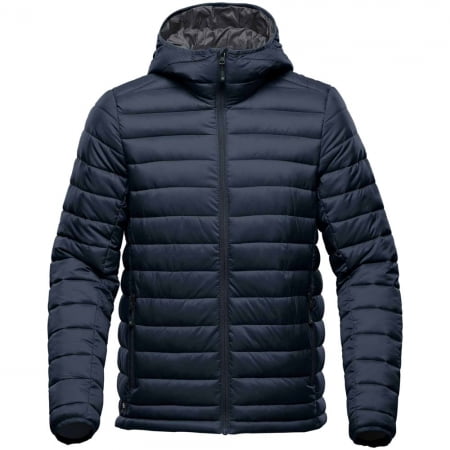 Куртка компактная мужская Stavanger, темно-синяя купить с нанесением логотипа оптом на заказ в интернет-магазине Санкт-Петербург