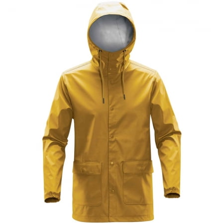 Дождевик мужской Squall, желтый купить с нанесением логотипа оптом на заказ в интернет-магазине Санкт-Петербург