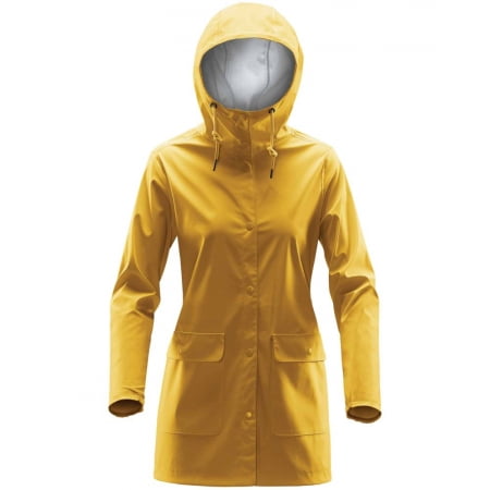 Дождевик женский Squall, желтый купить с нанесением логотипа оптом на заказ в интернет-магазине Санкт-Петербург