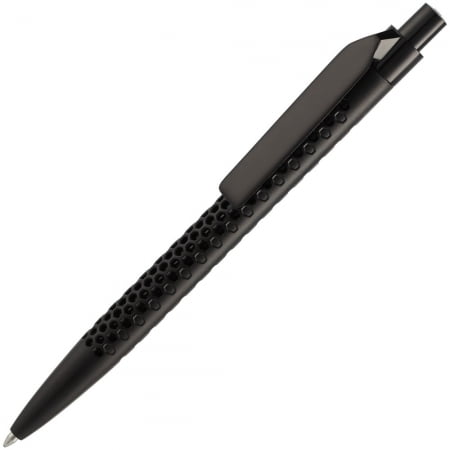Ручка шариковая Prodir QS40 PMP-P Air, черная купить с нанесением логотипа оптом на заказ в интернет-магазине Санкт-Петербург