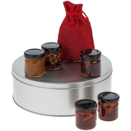 Набор Honey Taster, красный купить с нанесением логотипа оптом на заказ в интернет-магазине Санкт-Петербург