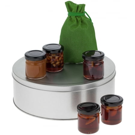 Набор Honey Taster, зеленый купить с нанесением логотипа оптом на заказ в интернет-магазине Санкт-Петербург