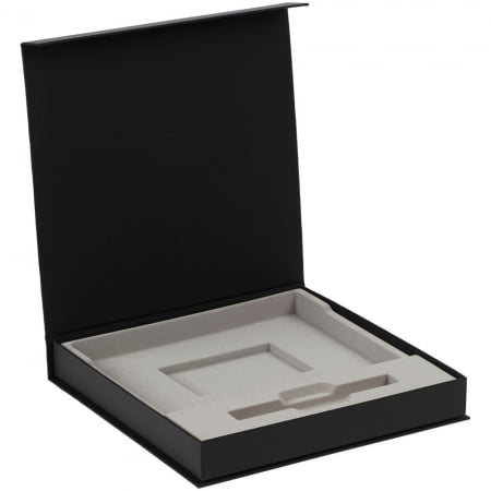 Коробка Memoria под ежедневник и ручку, черная купить с нанесением логотипа оптом на заказ в интернет-магазине Санкт-Петербург