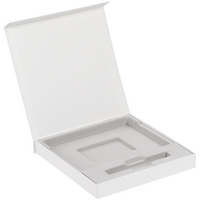 Коробка Memoria под ежедневник и ручку, белая купить с нанесением логотипа оптом на заказ в интернет-магазине Санкт-Петербург