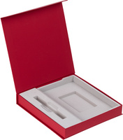 Коробка Arbor под ежедневник и ручку, красная купить с нанесением логотипа оптом на заказ в интернет-магазине Санкт-Петербург